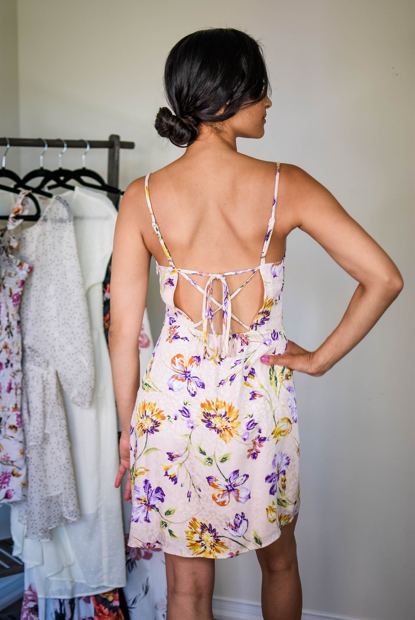 Seychelles Open-Back Mini Dress